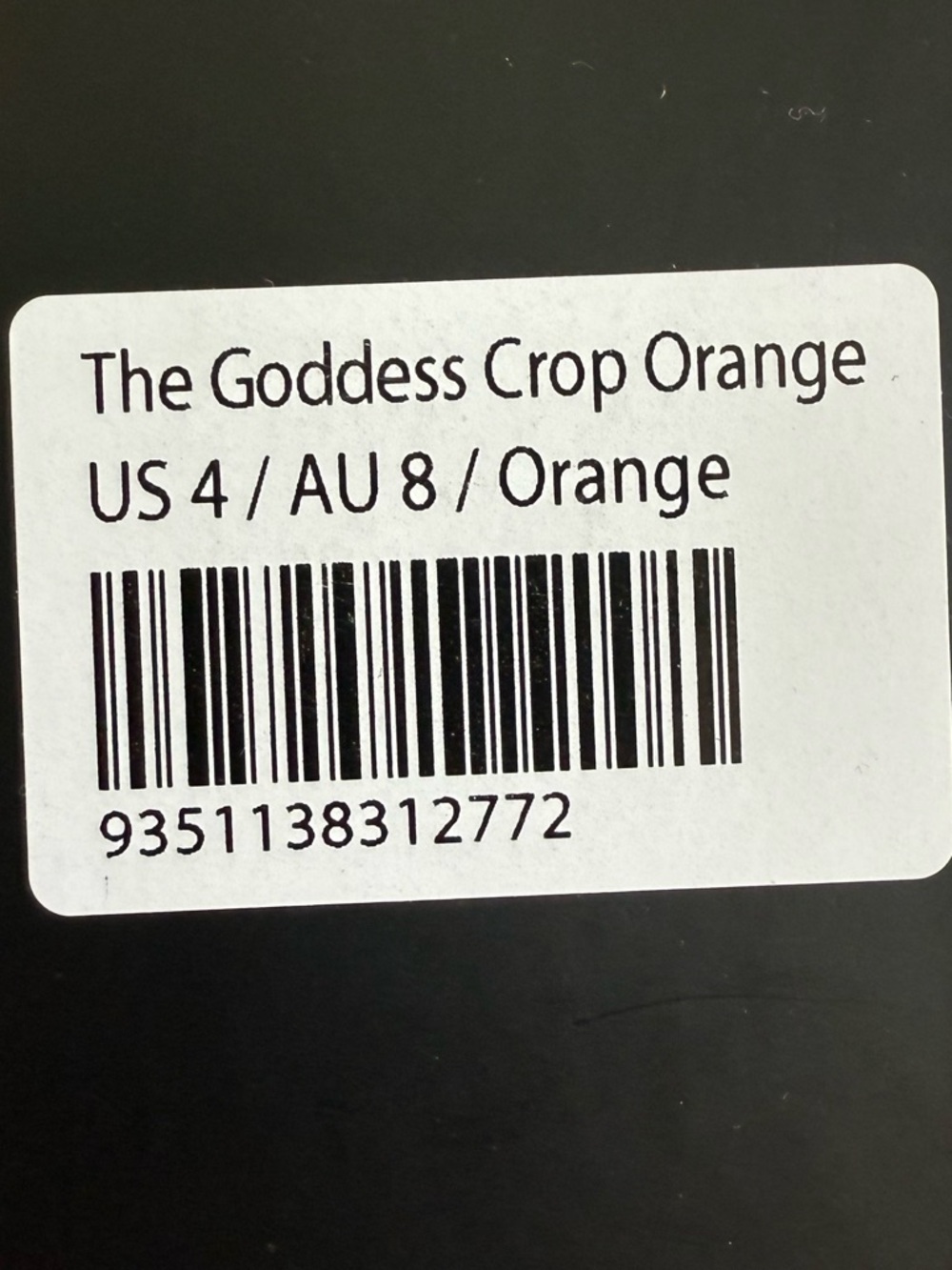NWT Lioness Goddess One Shoulder Ruched Crop Top Orange S - Picture 7 of 7